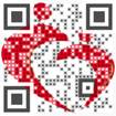 QR Code mit Logo Muster RGB